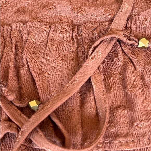 Tularosa Rust Ruffled Blouse - Picture 6 of 6